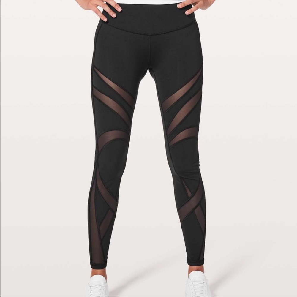 Lululemon Wunder Under Pant hi rise (with Tech Mesh) size 8